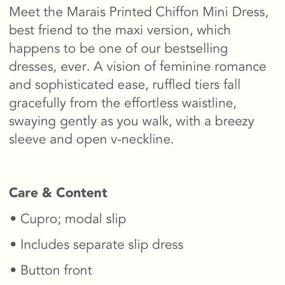 MARAIS PRINTED CHIFFON MINI DRESS - Picture 10 of 13